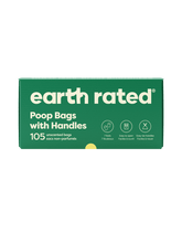 Dog Poop Bags With Handles on a Roll