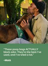 Odor-Blocking Dog Poop Bags Refill Rolls With 3X Protect Technology