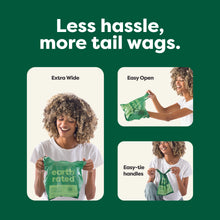 Sacs à déjections canines à poignée facile à nouer