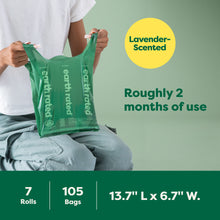 Dog Poop Bags With Handles on a Roll