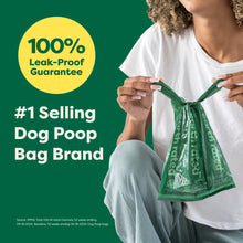 Dog Poop Bags With Handles on a Roll