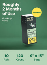 Odor-Blocking Dog Poop Bags Refill Rolls With 3X Protect Technology