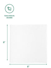 8 x 8 inch dimensions of the wipe