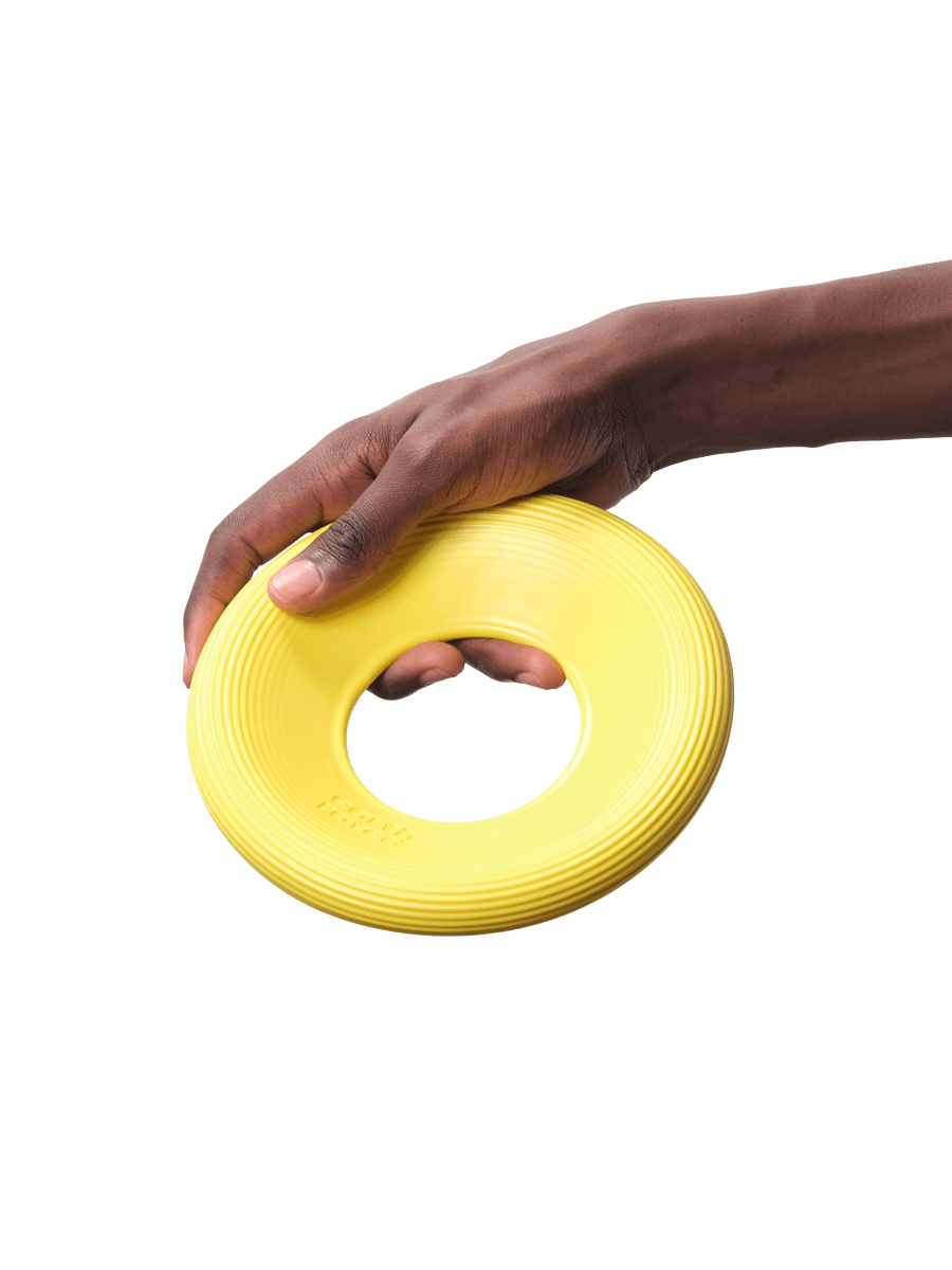 Disco Volante Per Cani Earth Rated - Galleggiante, Giallo, Grande, Per Gioco In Acqua E Terra - Foto 4