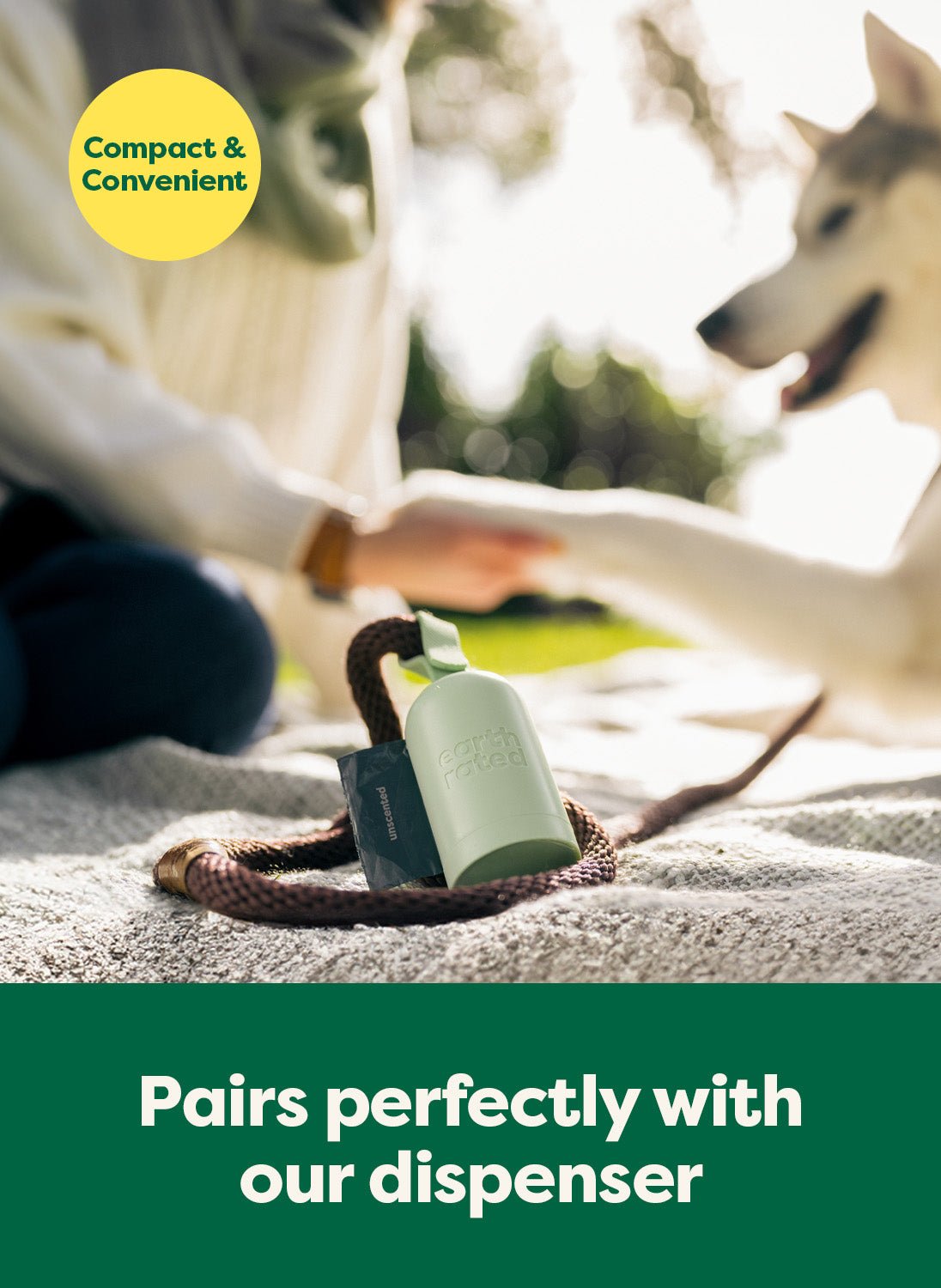 Odor-Blocking Dog Poop Bags Refill Rolls With 3X Protect Technology